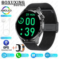 2024 novo gps relógio inteligente masculino para huawei gt4pro tela hd bluetooth chamada relógios nfc ip68 à prova dip68 água freqüência cardíaca smartwatch mulher